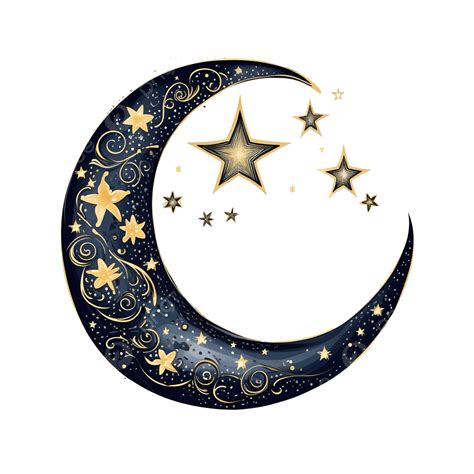 Crescent Moon Illustration