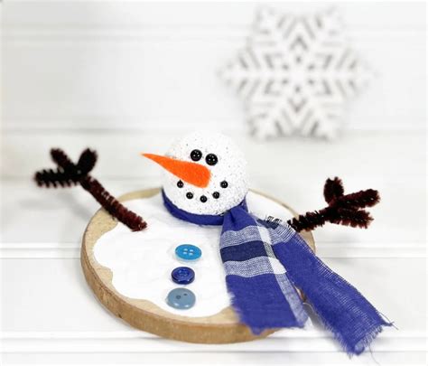 Melting Snowman Craft Melting Snowman Craft