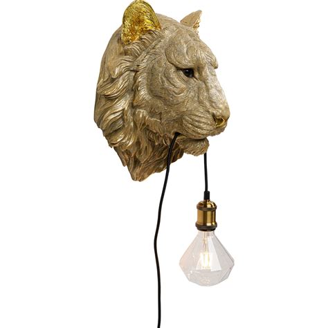 Lámpara pared Animal Tiger Head 34cm - KARE Chile