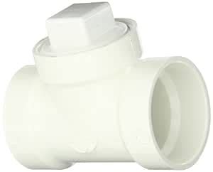 Spears PVC DWV Pipe Fitting, Cleanout Tee with Plug, Hub x Hub x NPT ...