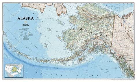 Large Map Alaska 的图像结果