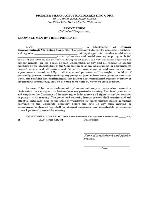 Example Proxy Voting Form 的图像结果