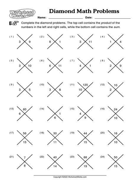 Image result for Diamond Math Problems