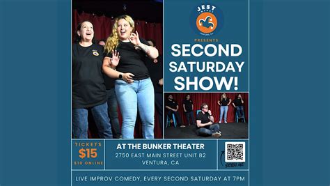 Jest Improvs Second Saturday Improv Comedy Show: Featuring the Jesties ...
