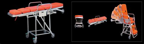 DESCO Ambulance Stretcher Cum Wheelchair for hospital and ambulance use ...