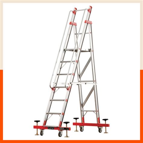 Bathla DS 3000 – Deluxe Self Supporting Ladder (‘U’ Section, 115MM Ste ...