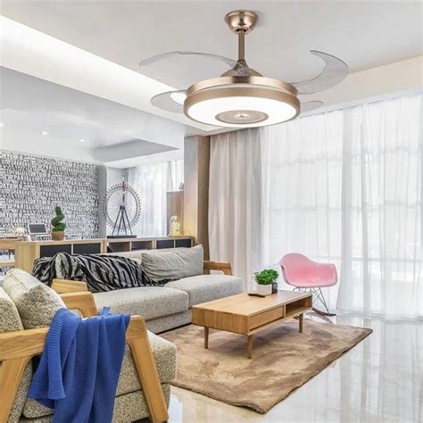 Buy LED Retractable Blades Ceiling Fan @ Harold Premium Lights – Harold ...