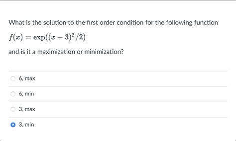 First Order Condition Explanation 的图像结果