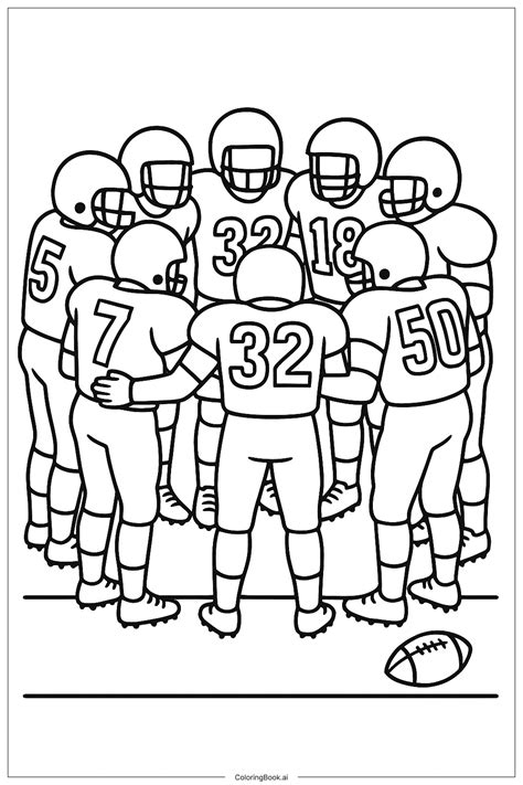26 American Football Coloring Pages (Free PDF & PNG Printables)