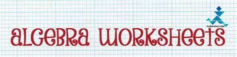 Image result for Fun Worksheets On Algebra