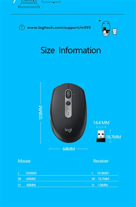 Image result for Logitech M590 Mouse Set Up