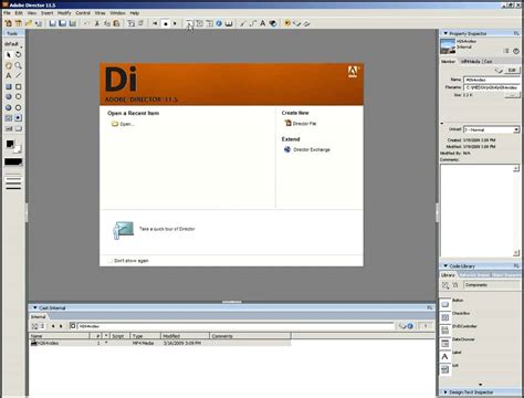 Adobe Director 11.5 - h264 demo