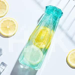 Hn'K Glass Water Bottle (400 ml, Green) : Amazon.in: Home & Kitchen