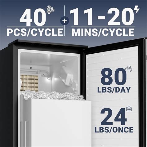 Icyglee Commercial Under Counter Ice Maker Machine, India | Ubuy