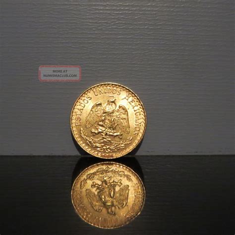 Mexico 1945 Dos Peso Gold Coin 1. 6g 13mm 90 Gold