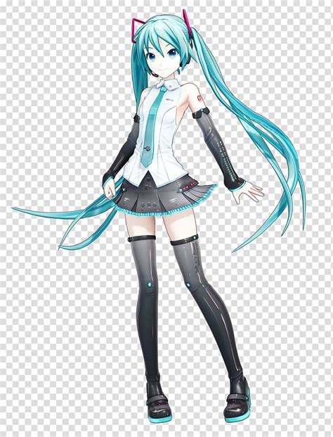 Hatsune Miku VX Model Digitrevx Release, women's teal and white dress ...
