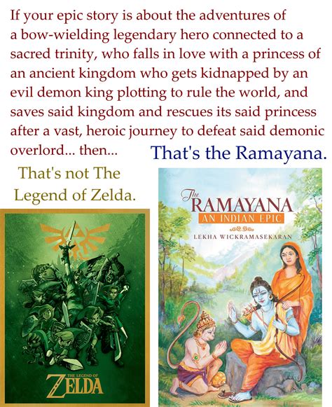 Millenia ago in ancient India, before video games were invented, there was an epic in Hindu ...