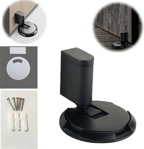 Amazon.com: Floor Door Stopper,Magnetic Door Catch,Black Door Stops ...