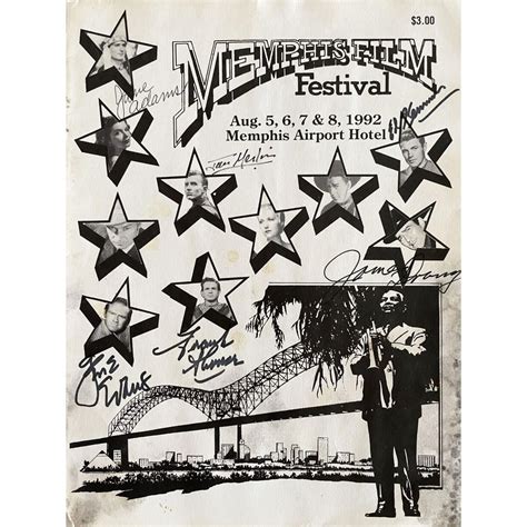 Memphis Film Festival signed program | EstateSales.org