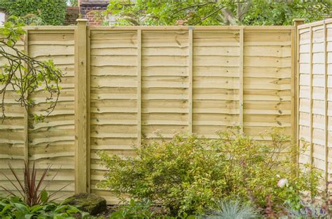 Wooden Garden Fences Panels Flat Top Tongue And Groove Fence Panels