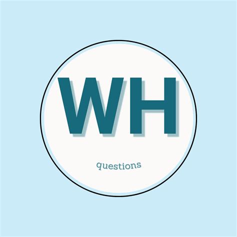 WH Questions for Speech Therapy | List and Activities