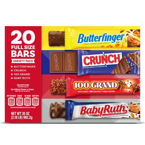 100 Grand Milk Chocolate Candy Bars, Full Size Bulk Individually ...