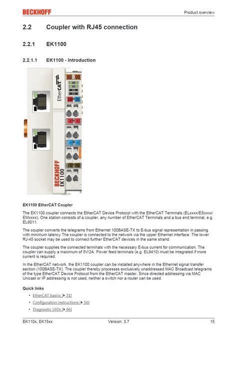 BECHKOFF PLC - EL6731 -beckhoff programmable logic controller ...
