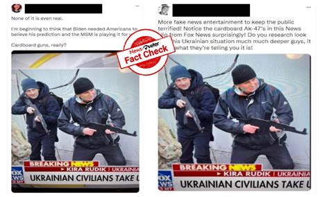Fact Check: Photo of Ukrainians training with mock rifles shared with ...