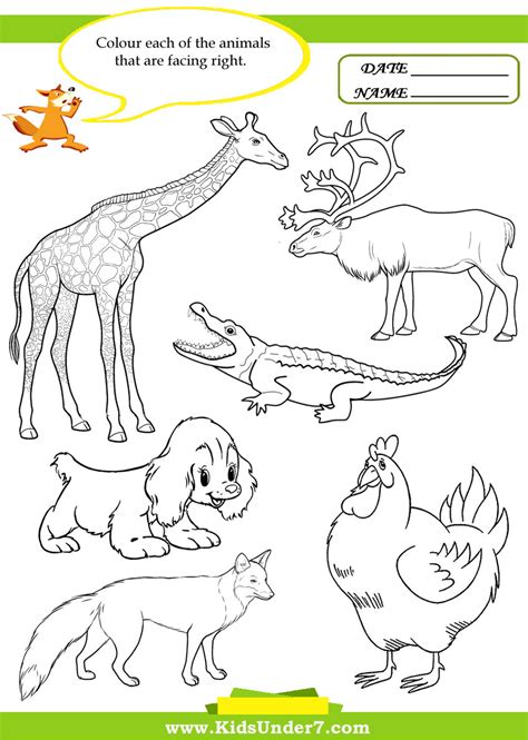 Image result for Learning Left and Right Worksheets