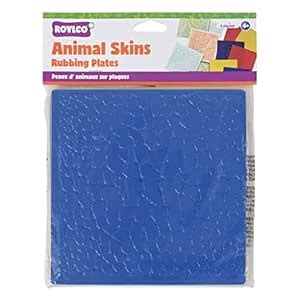 Roylco R-5817 Rubbing Plates Animal Skins : Amazon.in: Toys & Games