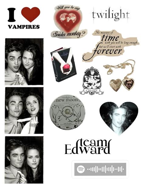 collage twilight | Adesivos sticker, Livro de recortes, Convites originais