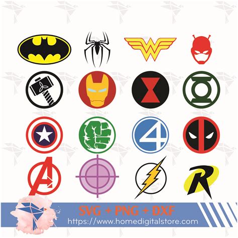 White Superhero Logo