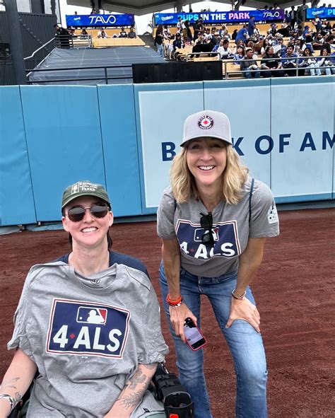 Erin Taylor | Today was Lou Gehrig’s day at Dodger Stadium. I was so ...