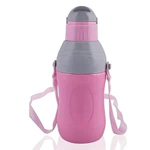 POGON Fluffy Insulated Steel Kids Water Bottle 500ml, Sipper Bottle ...