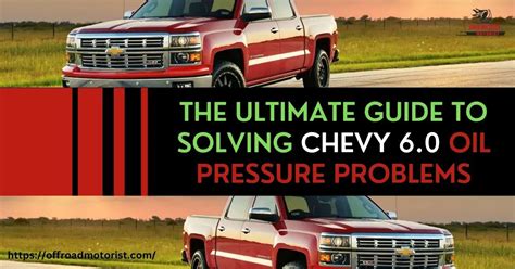 Image result for Chevy Oil Pressure Problems