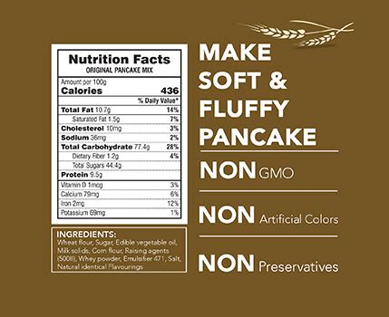 Finest Swiss Quality Original Pancakes Mix, 400gm - buy Online in India