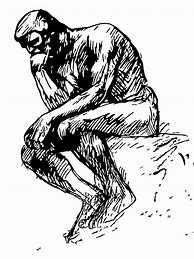 Image result for Thinker Drawing