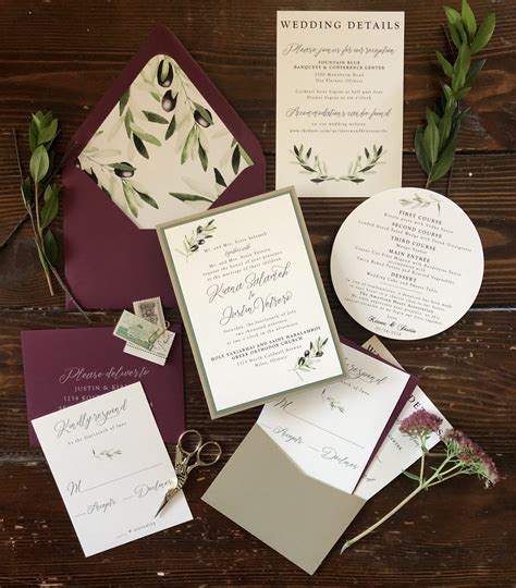 Invitation Suite Wedding