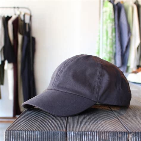 Au vrai chic Britain Fold Brim Cap / Cotton Twill （ブラウン、ネイビー） | C ...