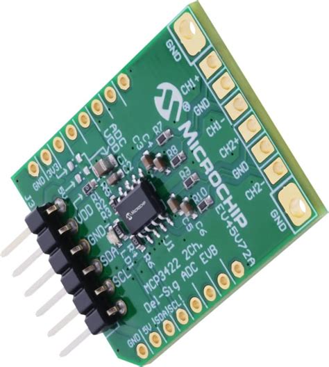 EV45V72A Microchip | Microchip EV45V72A, MCP3422 Evaluation Board ...