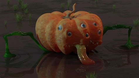 Pumpkin Monster added to my collection of "Garden Nightmares" on hic et ...