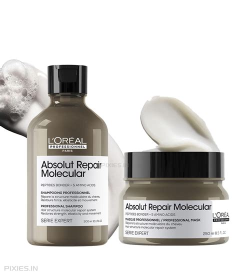 L'Oréal Professionnel Absolut Repair Molecular Sulfate-Free Shampoo (3 ...