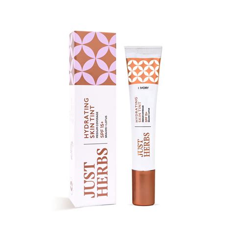 Just Herbs Skin Tint BB CC Cream With SPF 15+ Brahmi and Lotus Medium ...