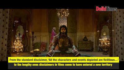 Wary movies play safe with ever-expanding disclaimers | Hindi Movie ...