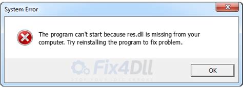 res.dll is missing? Download it for Windows 7, 8, 10, Xp, Vista, 32 or ...