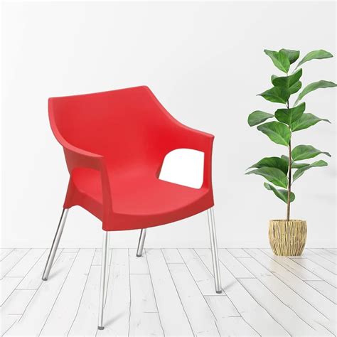 Nilkamal NS19SS Plastic Mid Back with Arm Chair | Chairs for Home ...