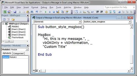 VBA MsgBox Tutorial 的图像结果