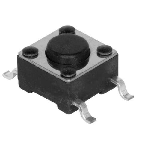 Buy 6x6x4.3mm 4 Pin SMD Tactile Switch Online In India at HUBTRONICS.in
