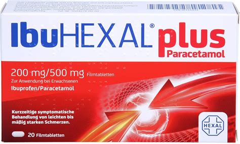 IBUHEXAL Plus Paracetamol 200 mg 500 mg Film India | Ubuy