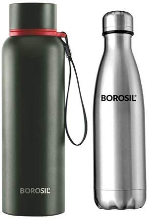 Buy Borosil - Stainless Steel Hydra Trek - Vacuum Insulated Flask Water ...